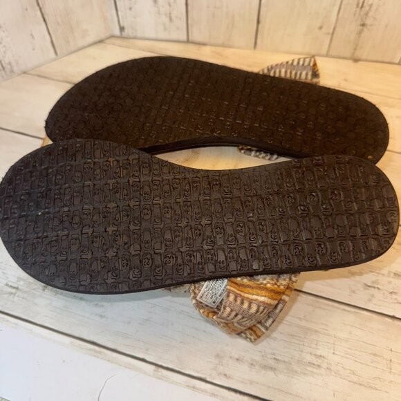 Sanuk Women's Size 9 Yoga Sling 2 Sandals Brown Tan - Picture 8 of 8